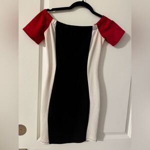 Small Colorblock Bodycon Dress